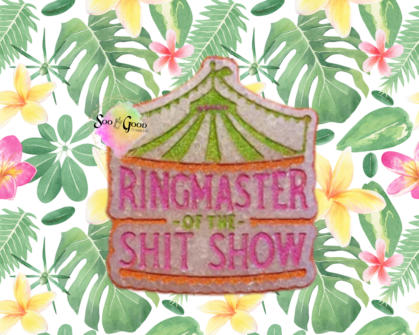 Ringmaster of The Sh!t Show Blinged Car Freshie