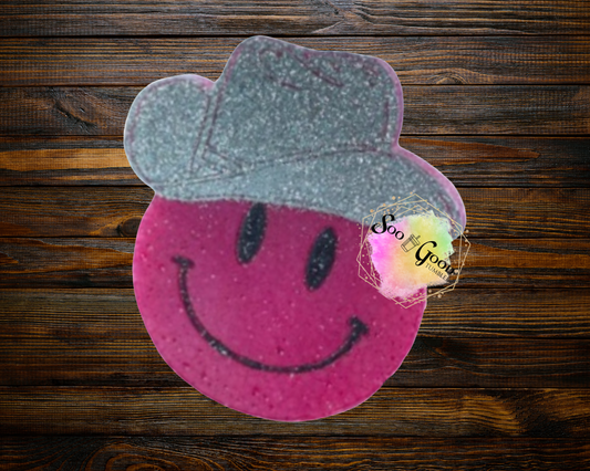 Smiley Emoji Blinged Car Freshie