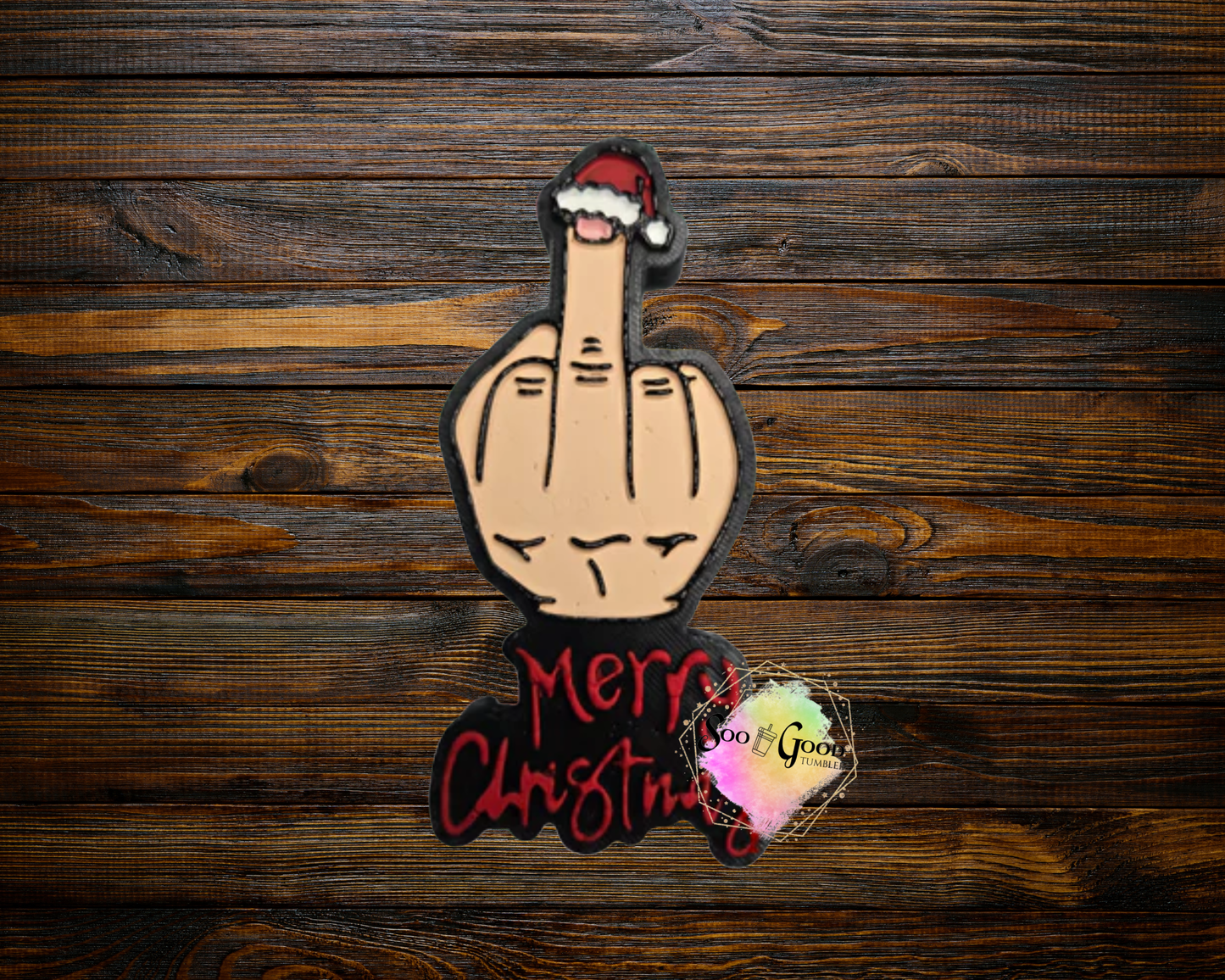 Merry Christmas - Up Yours Blinged Car Freshie