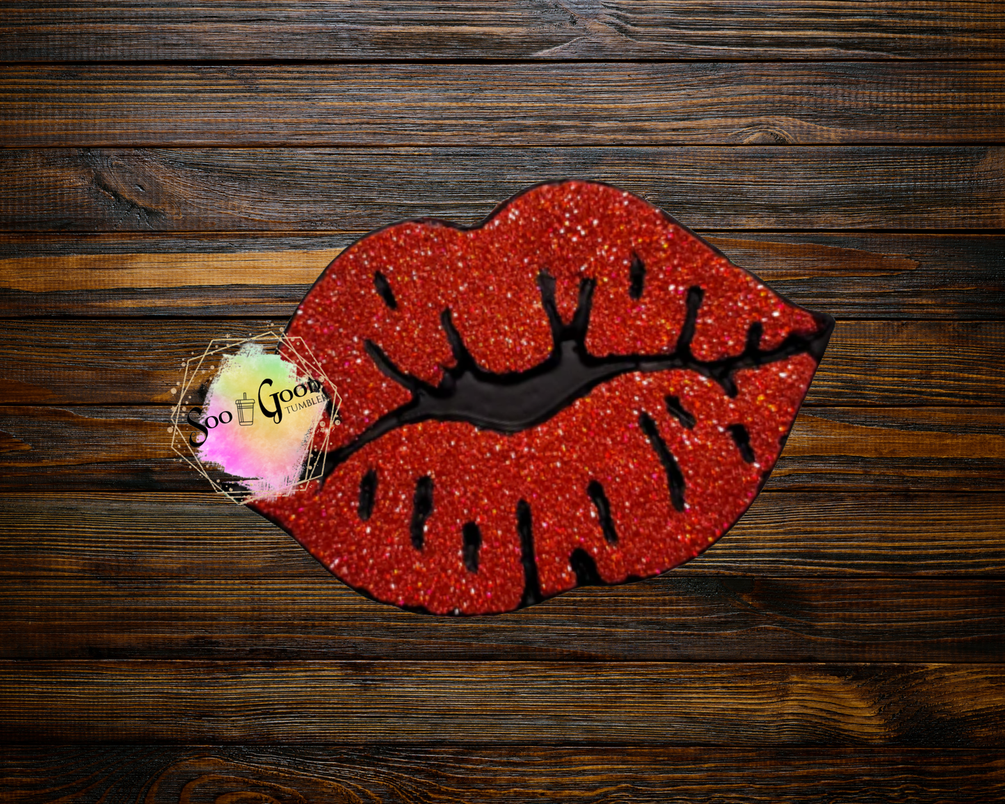 Lips Blinged Car Freshie