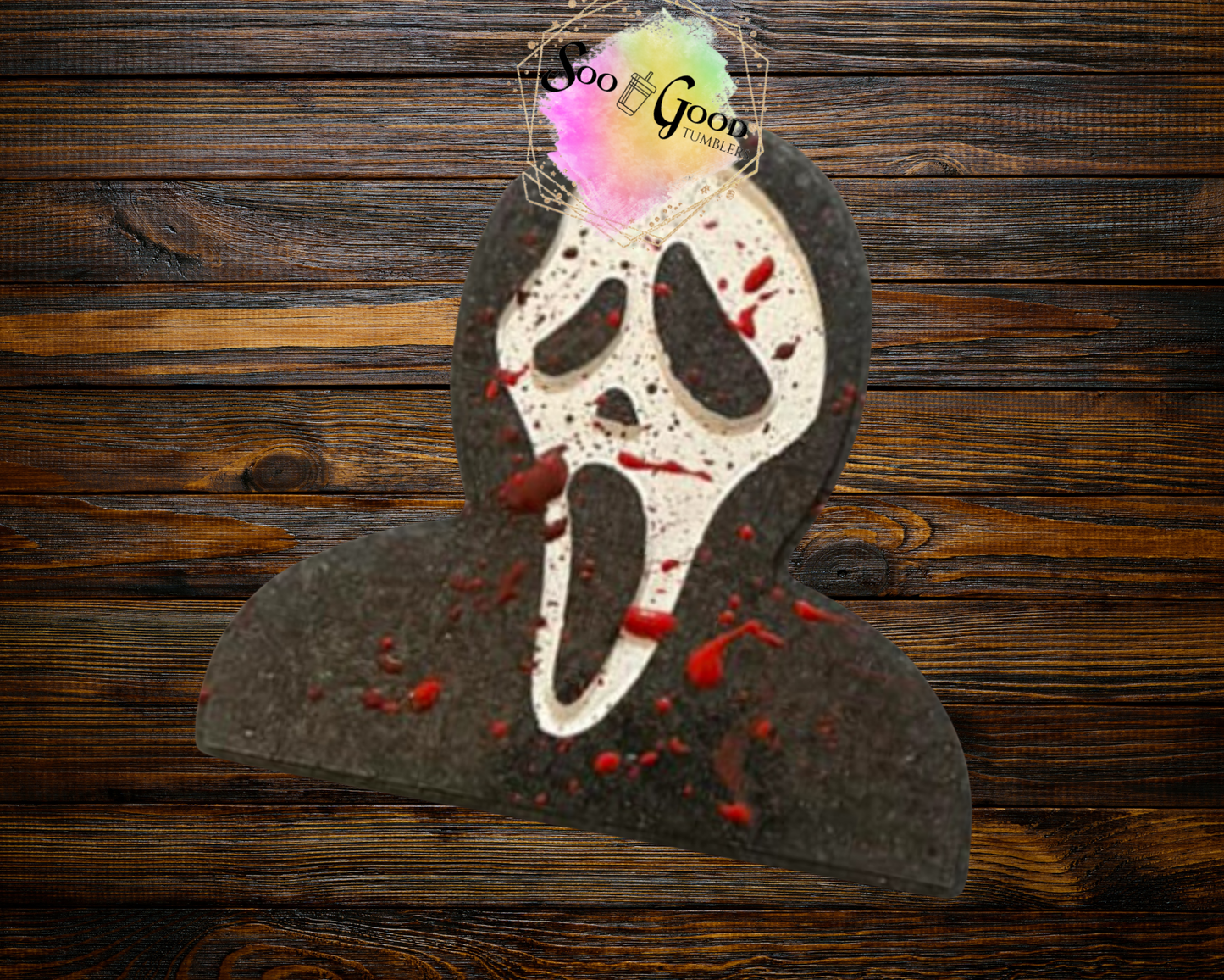 Ghost Face (Scream) Blinged Car Freshie