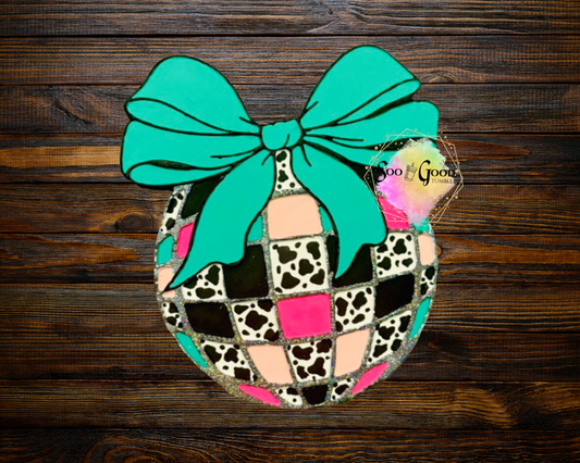 Disco Ball Blinged Car Freshie