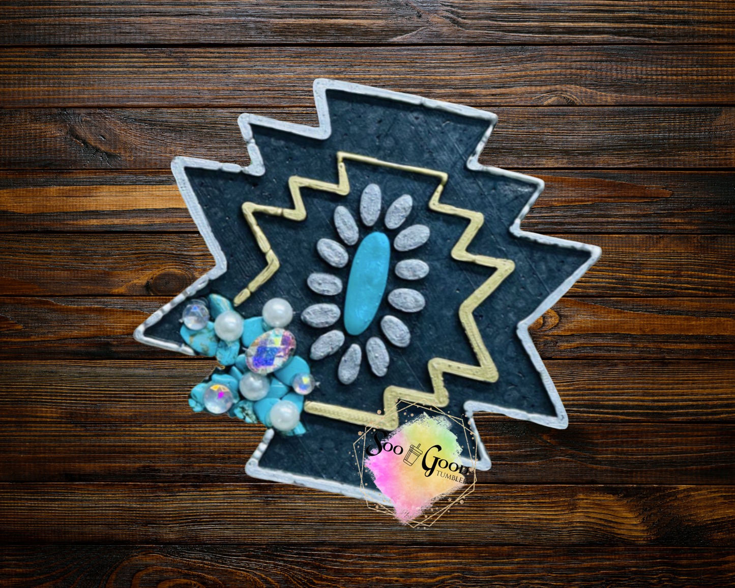 Aztec Blinged Car Freshie