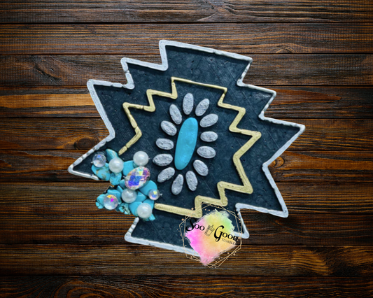 Aztec Blinged Car Freshie