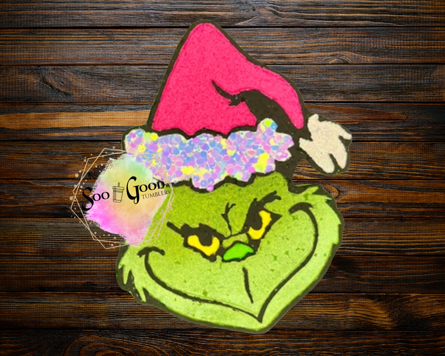 Grinch Blinged Car Freshie