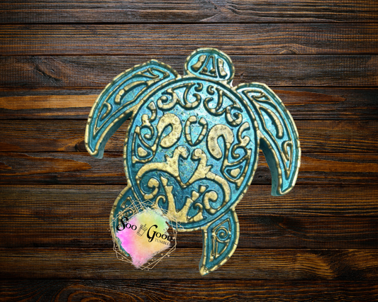 Sea Turtle Blinged Car Freshie