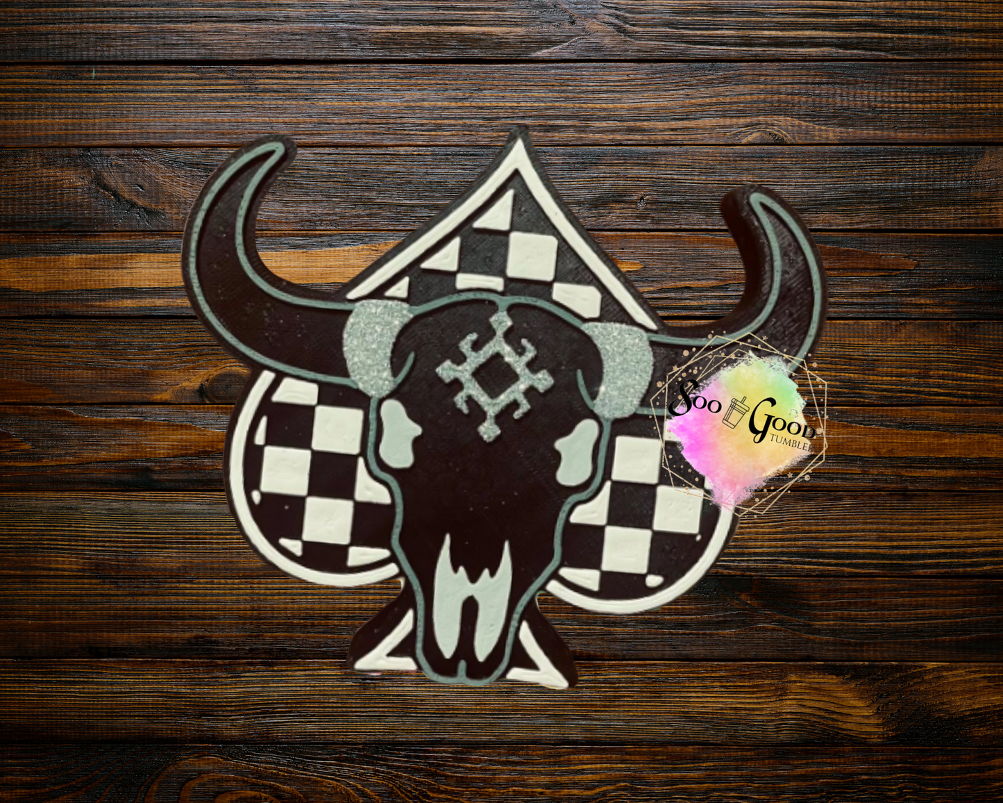 Aztec Bull Blinged Car Freshie