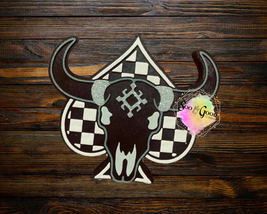 Aztec Bull Blinged Car Freshie