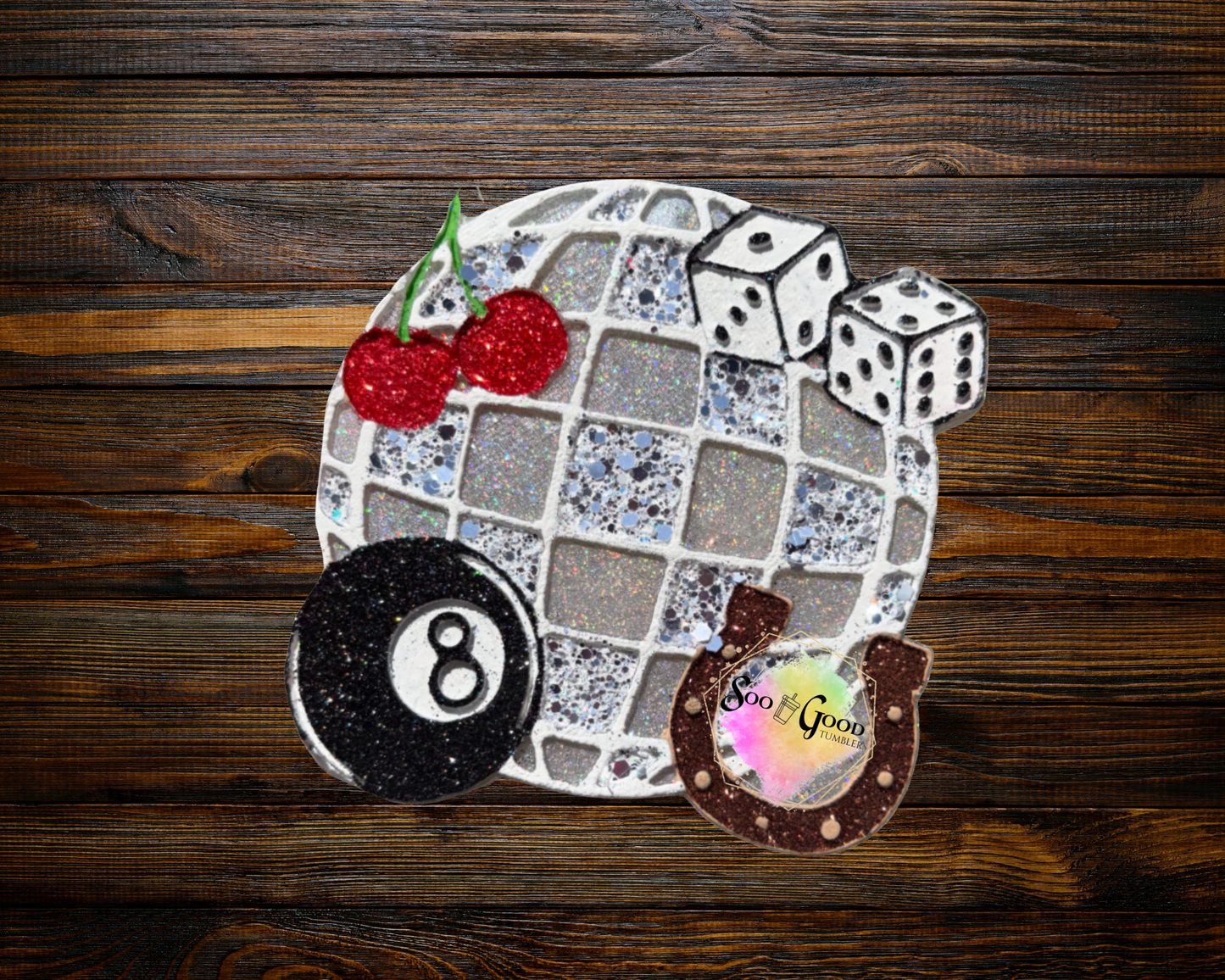 Lucky Disco Blinged Car Freshie