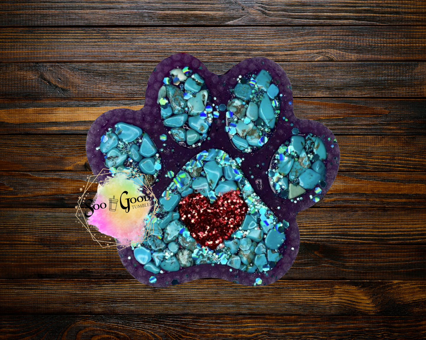 Puppy Paw Blinged Car Freshie