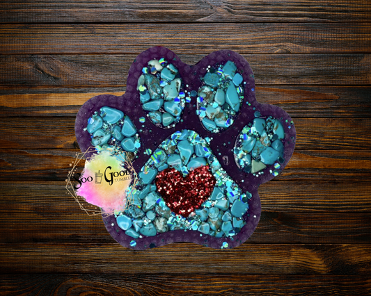 Puppy Paw Blinged Car Freshie