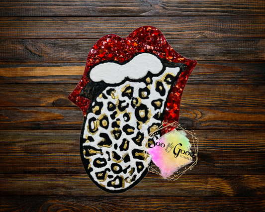 Rolling Stone Tongue Blinged Car Freshie