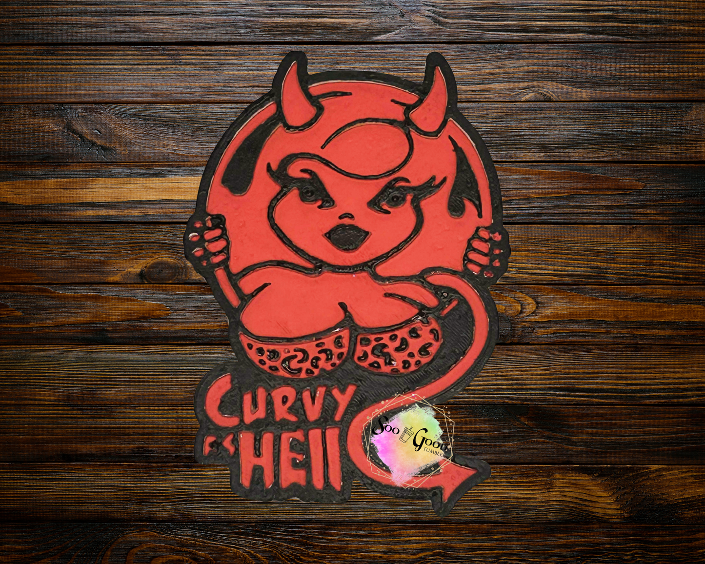 Curvy As Hell Blinged Car Freshie