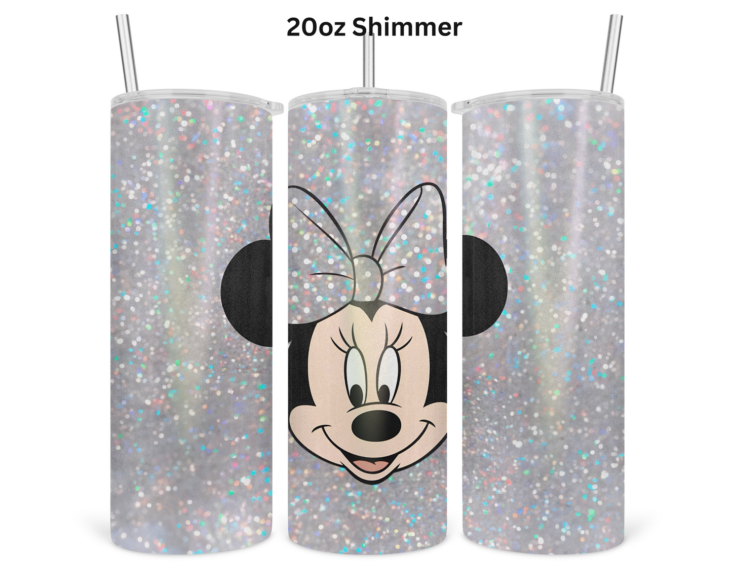 Minnie Glitter Tumbler