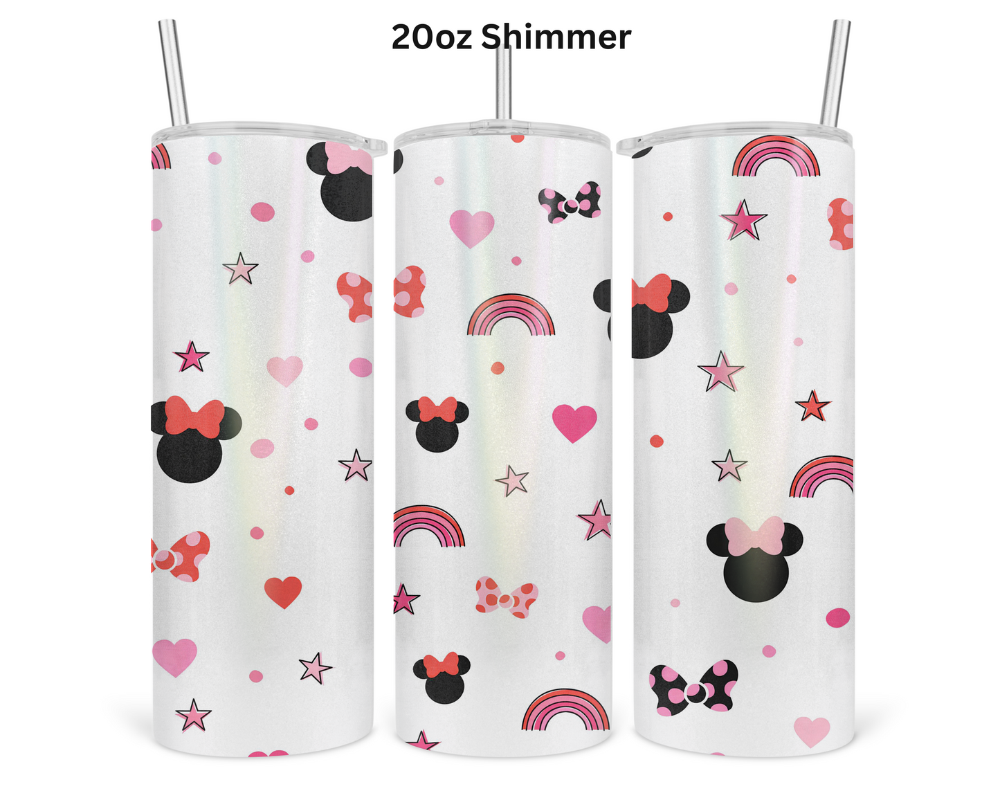 Minnie & Rainbows  Wrap Tumbler