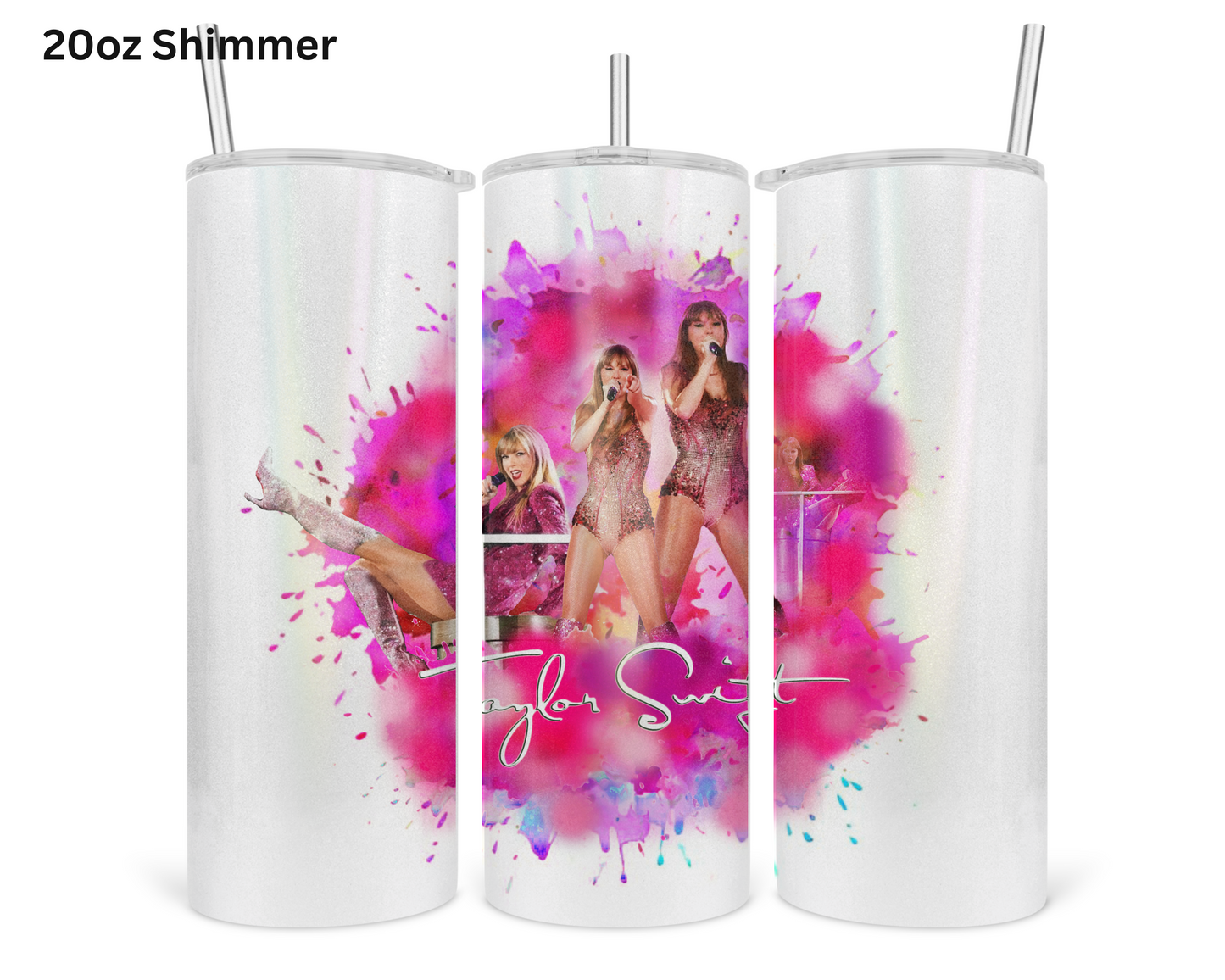 Taylor Swift (Bright Pink) Tumbler