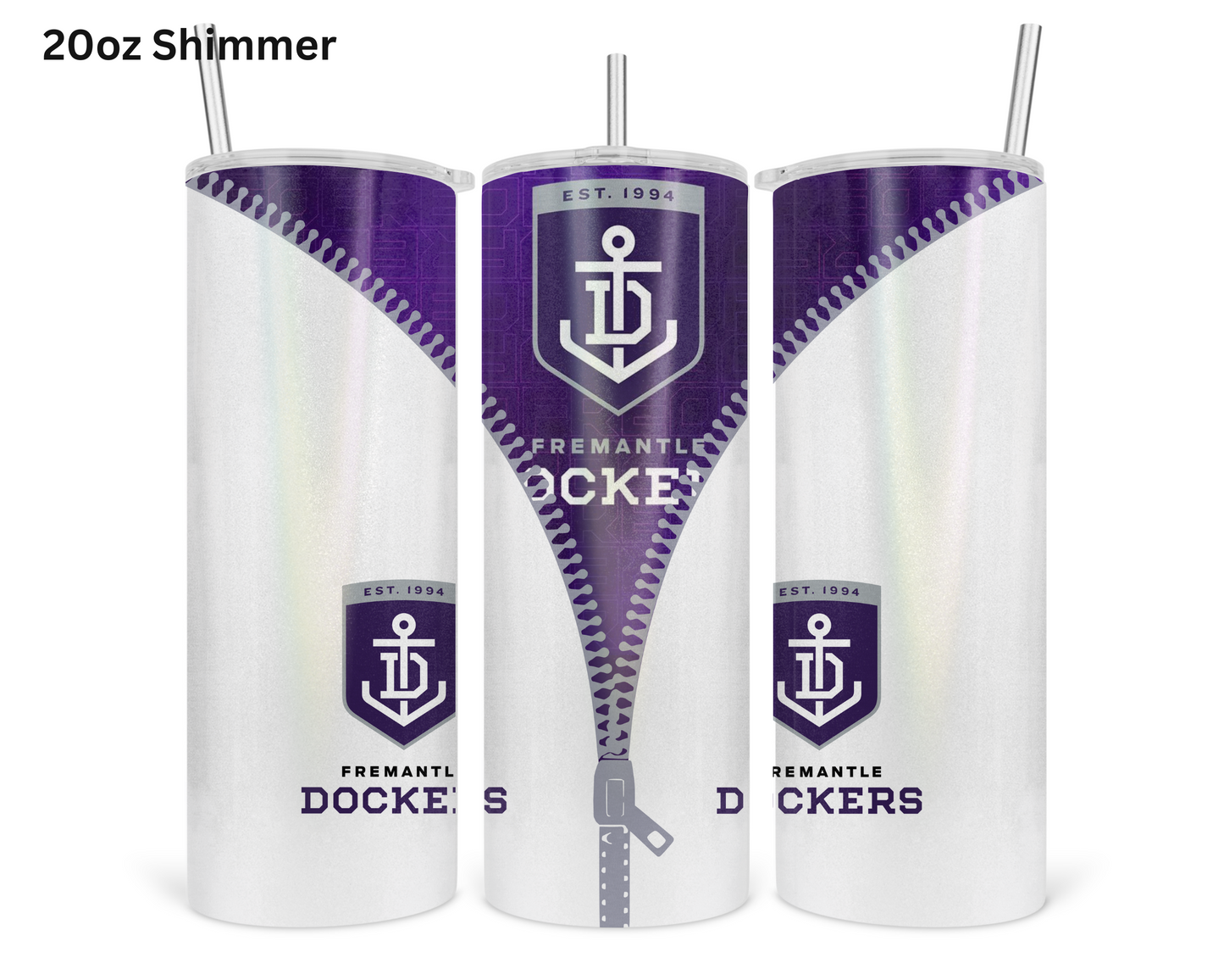 Freemantle AFL Zip Tumbler