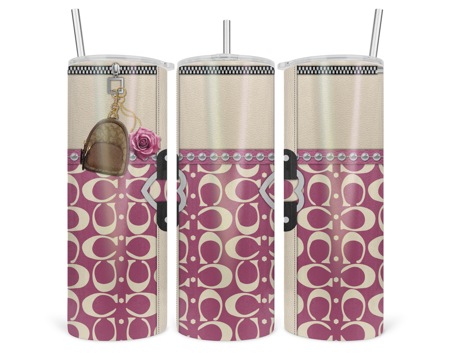 Coach Handbag Inspired Tumbler (022)