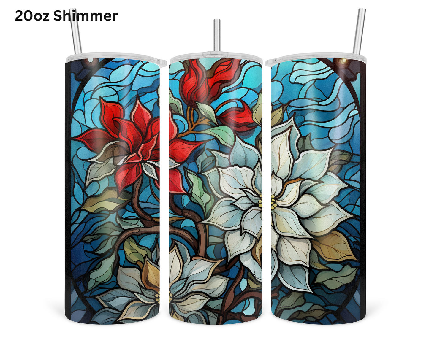 Florals of Winter Tumbler