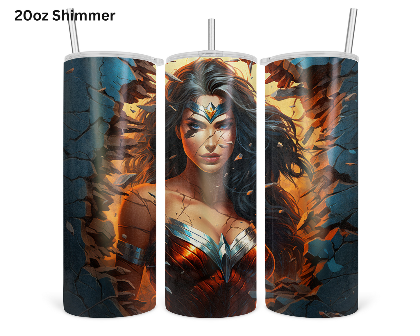 Wonder Woman Wall Break Tumbler