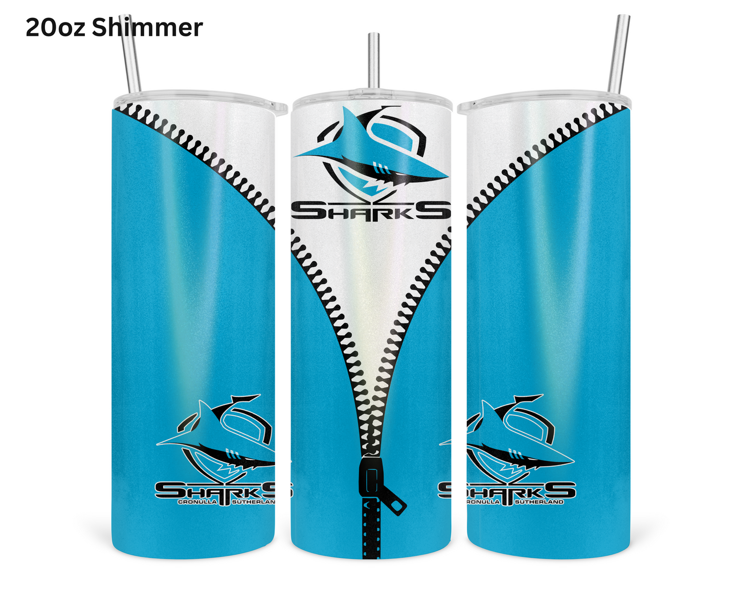 Cronulla Sharks NRL Zip Tumbler