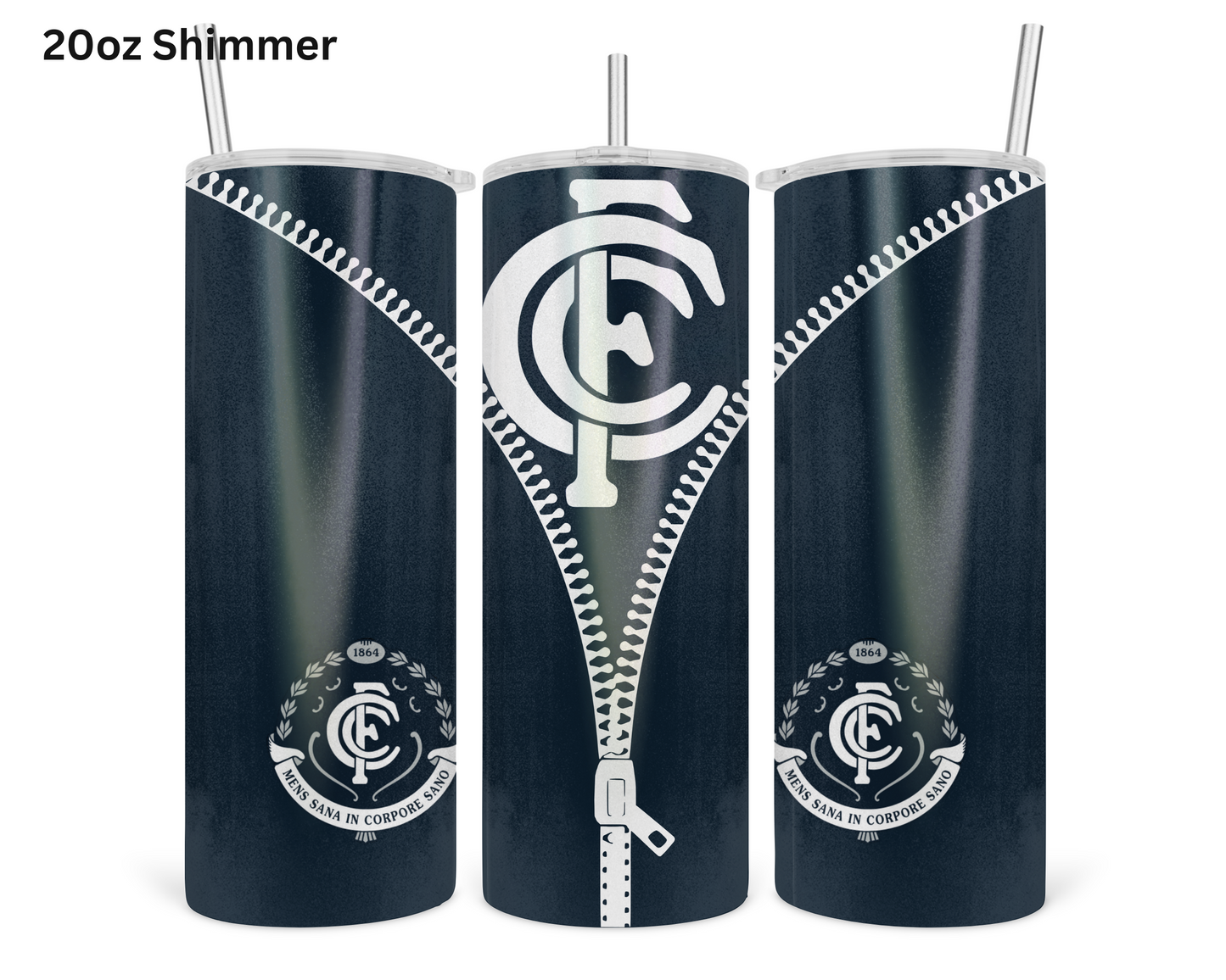 Carlton AFL Zip Tumbler