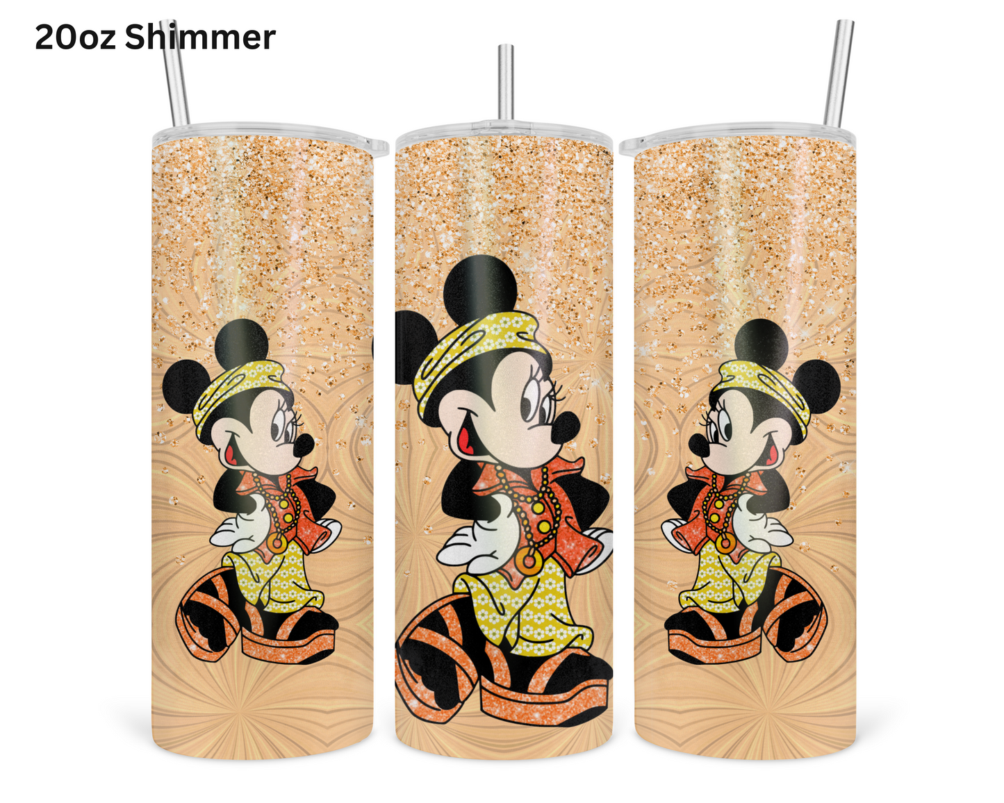 Minnie Stylish Orange Tumbler