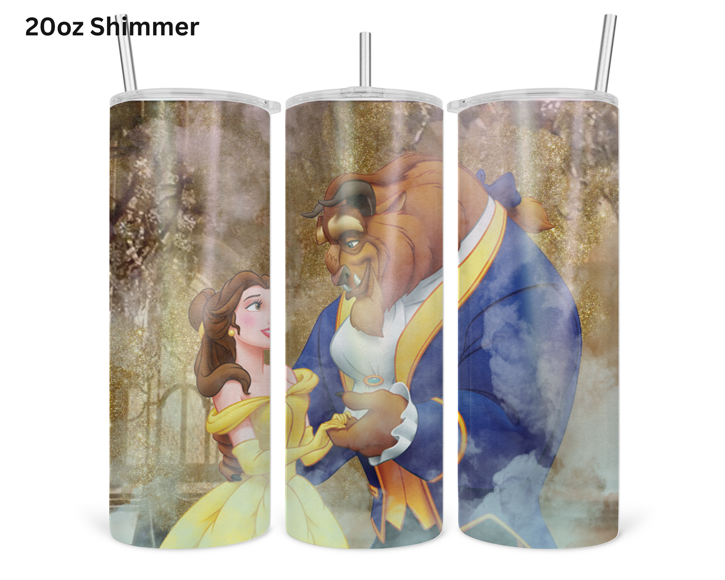 Beauty & The Beast Dance Tumbler