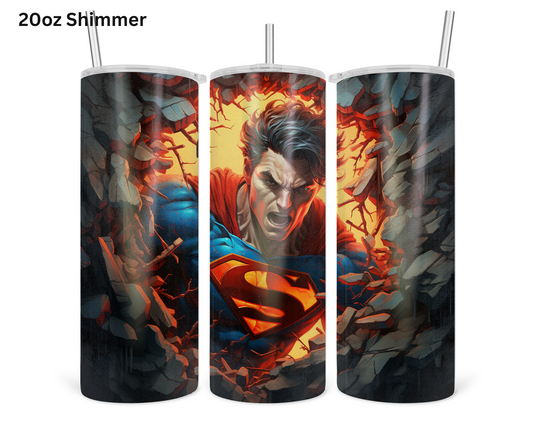 Superman Wall Break Tumbler