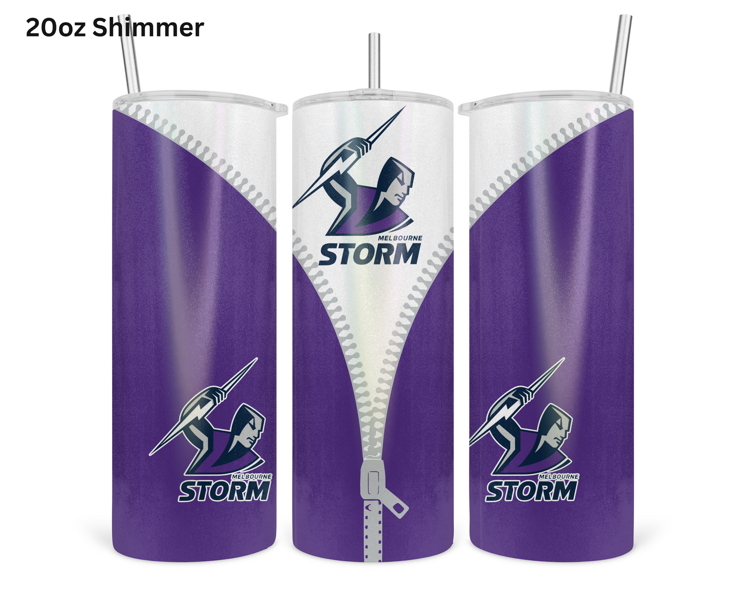 Melbourne Storm NRL Zip Tumbler