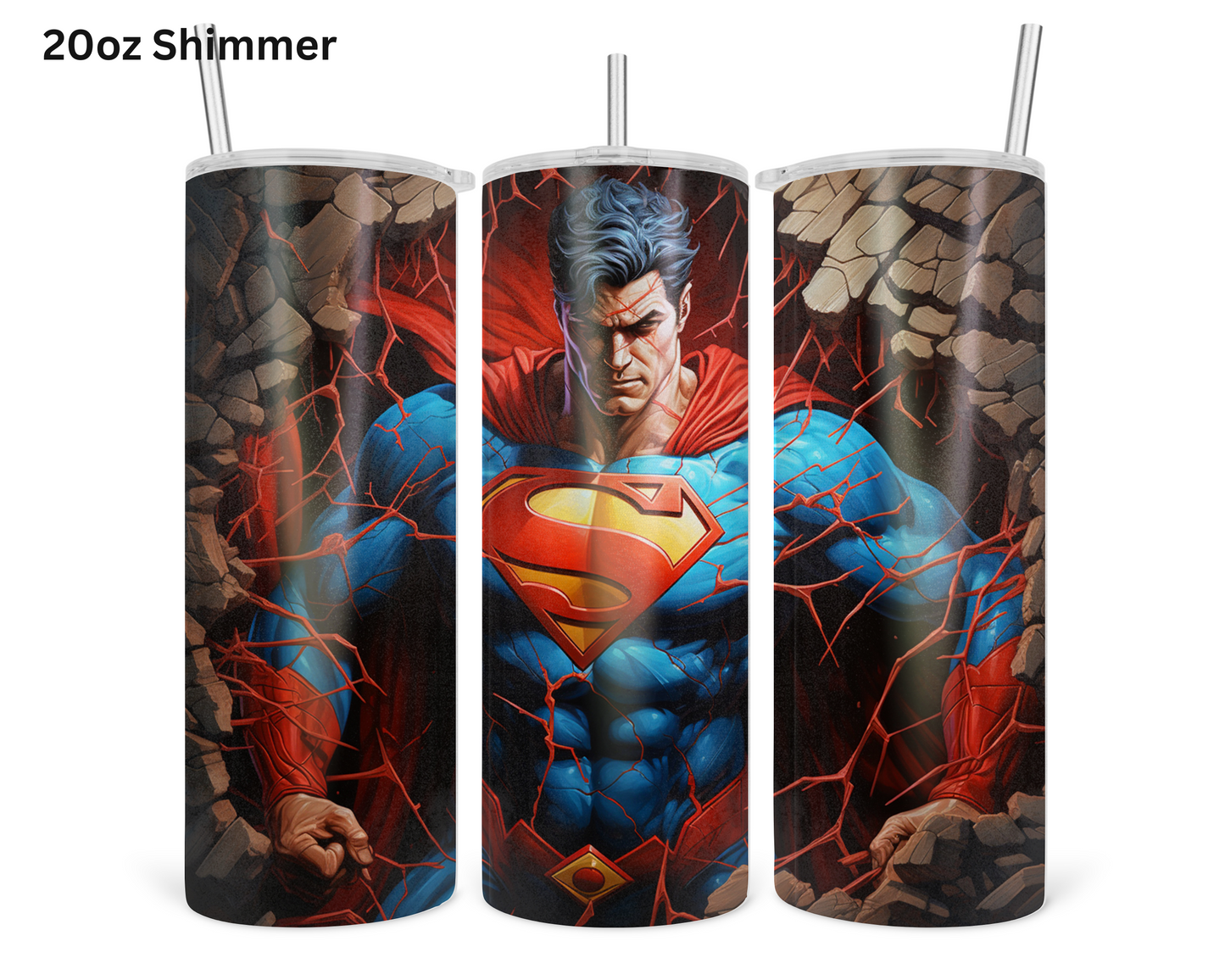 Superman (Body) Wall Break Tumbler