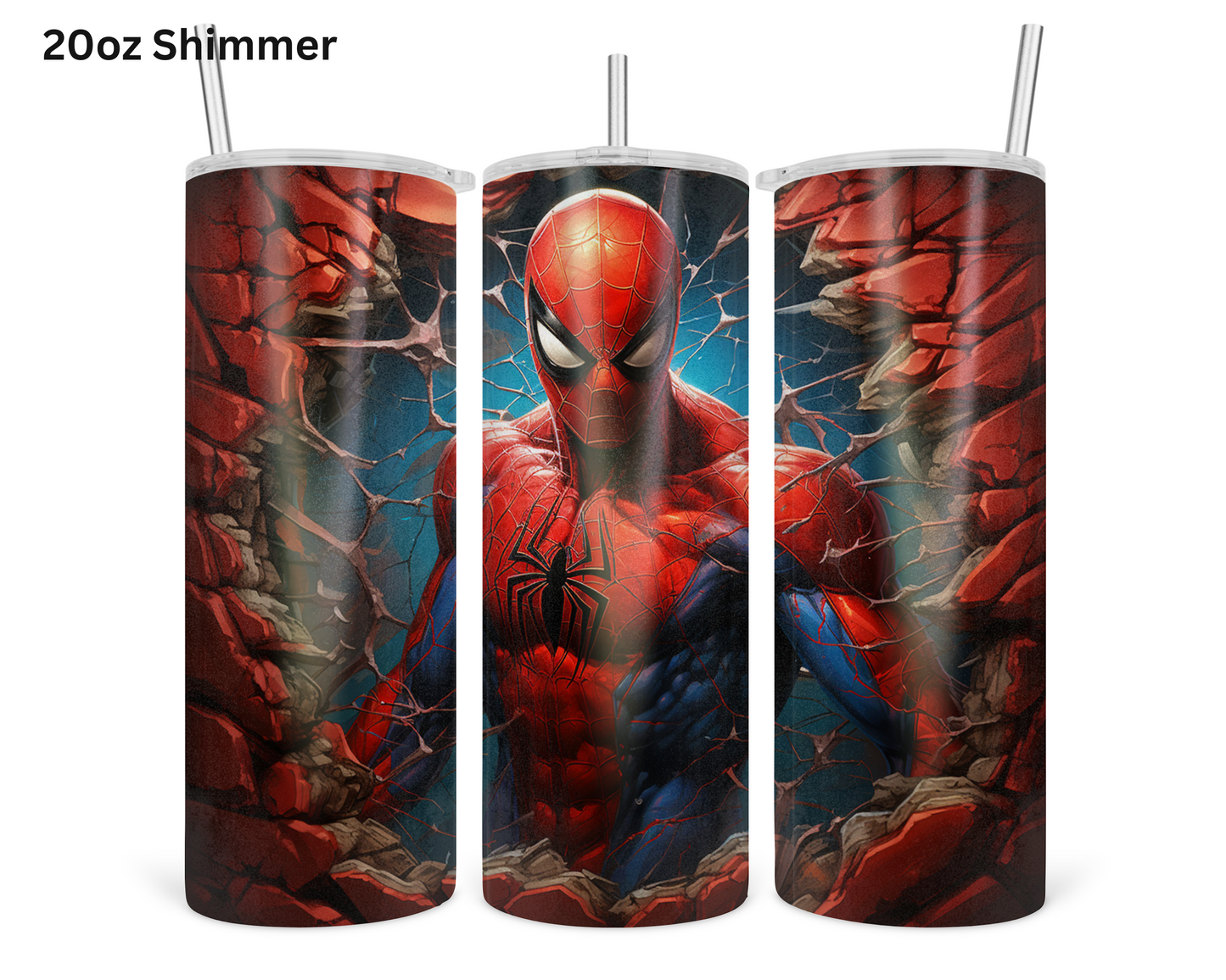 Spiderman (Body) Wall Break Tumbler