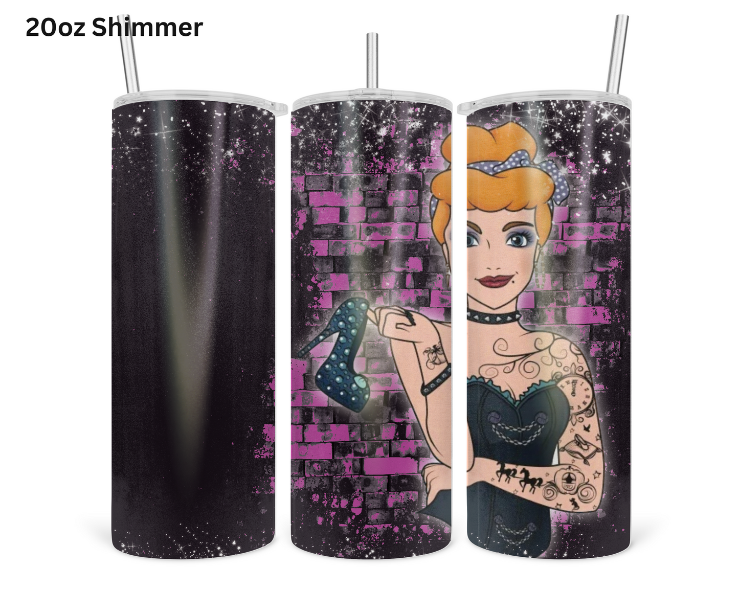 Punk Cinderella Tumbler