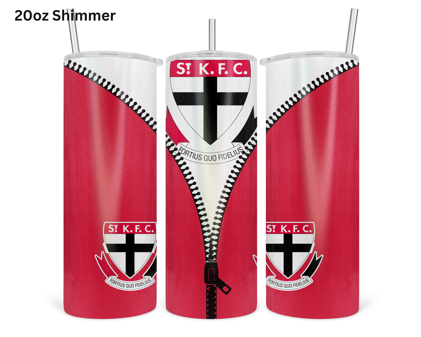 St Kilda AFL Zip Tumbler