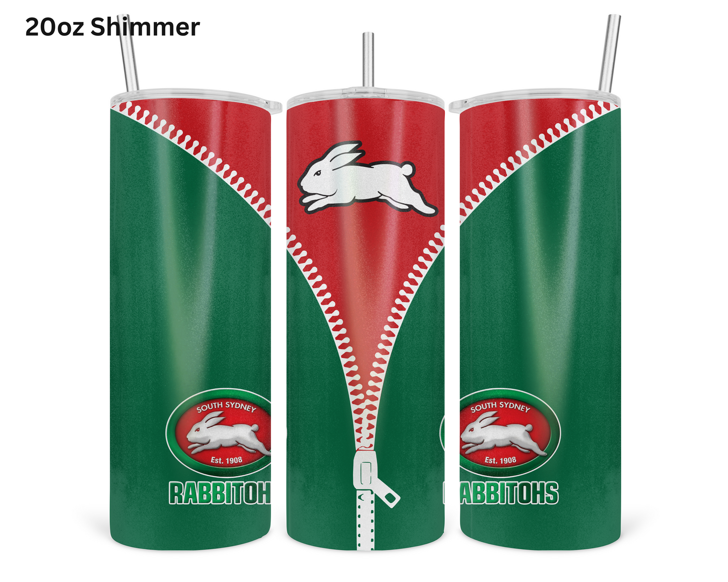 South Sydney Rabbitohs NRL Zip Tumbler