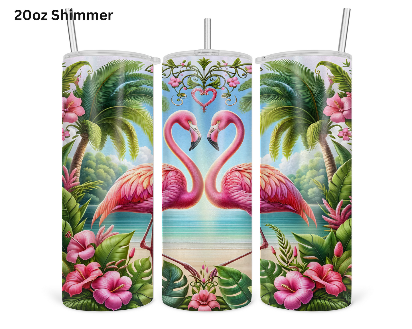 Loving Flamingos Tumbler