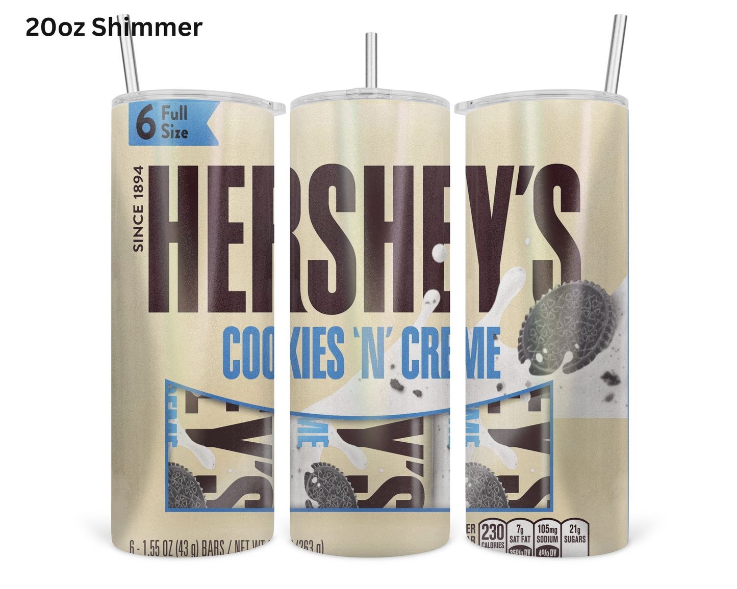 Hershey's Cookies & Cream Tumbler