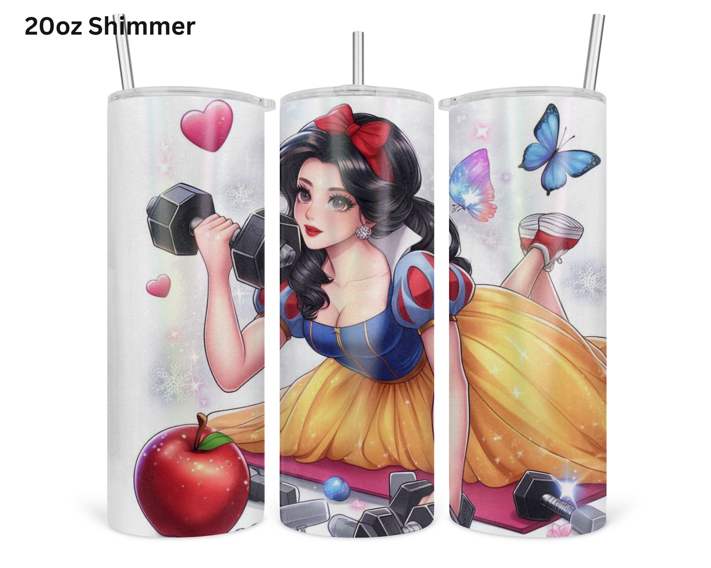 Snow White Lifting Tumbler