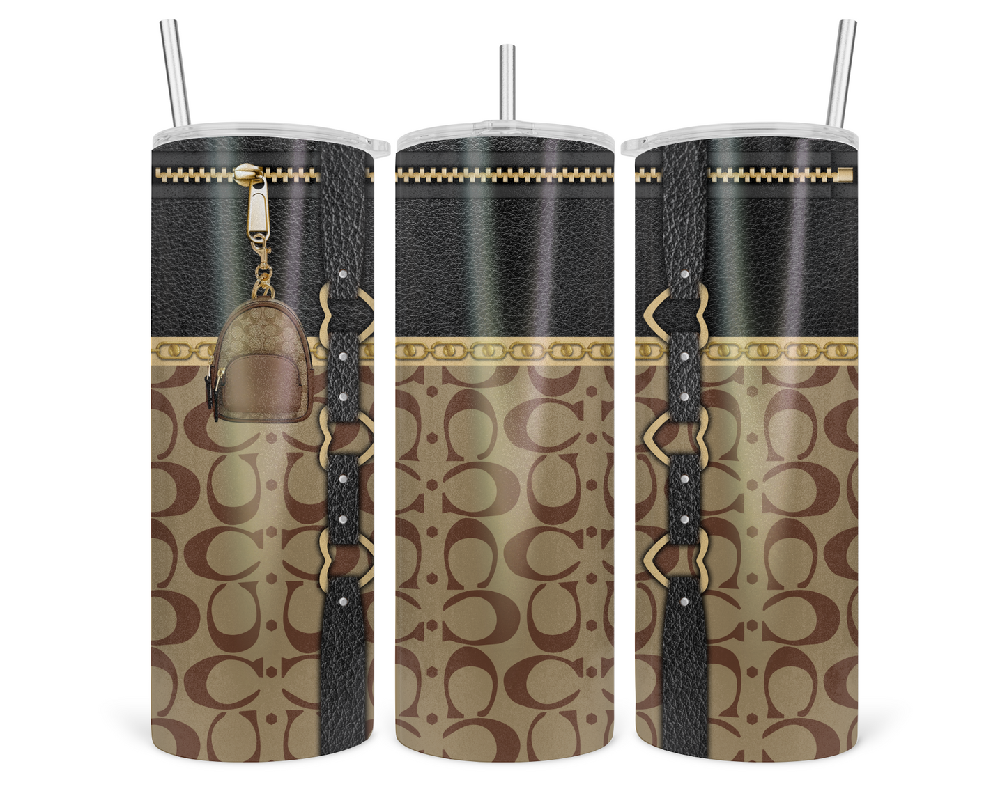 Coach Handbag Inspired Tumbler (027)