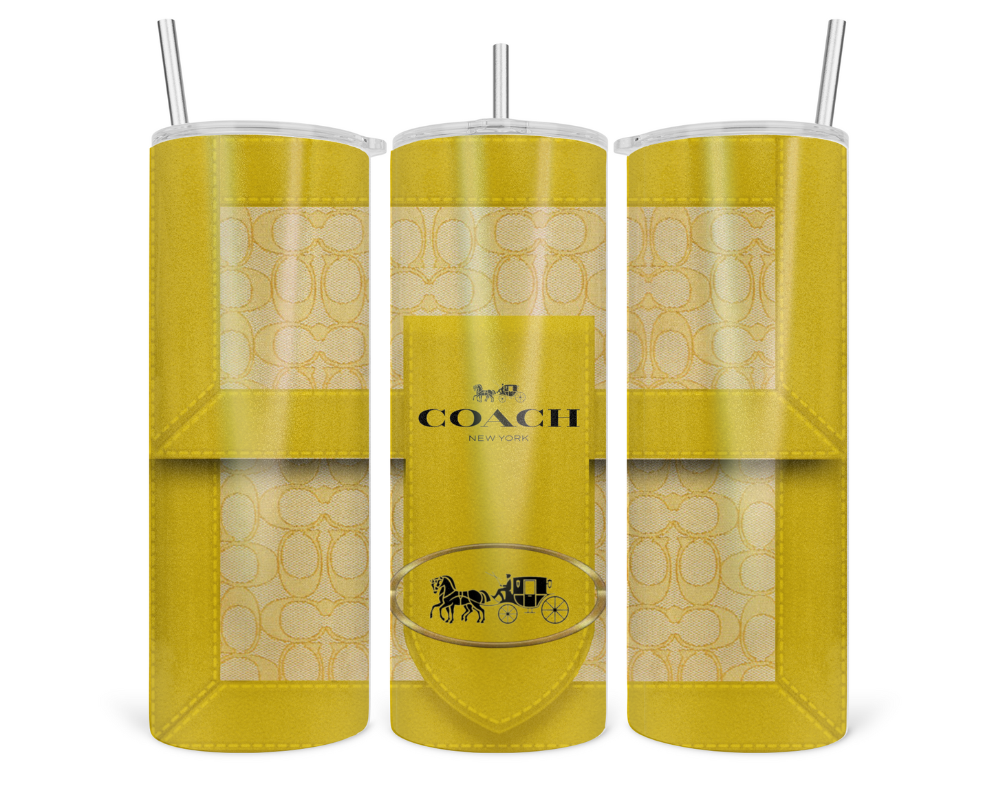 Coach Handbag Inspired Tumbler (088)