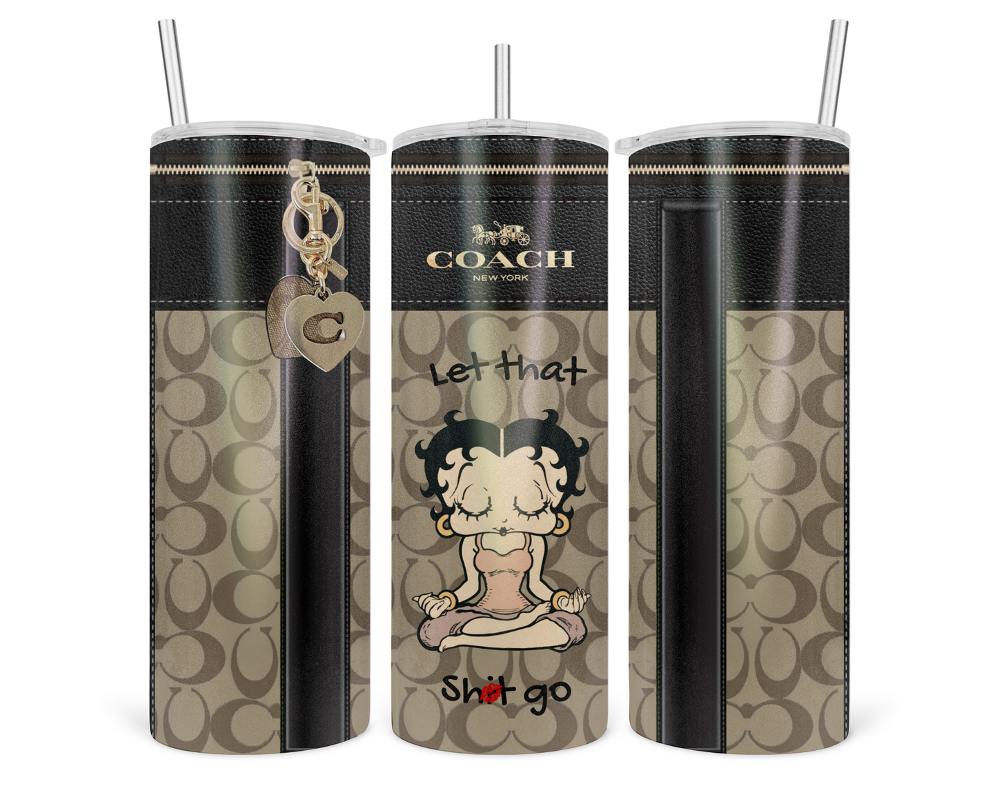 Coach Handbag Inspired Tumbler (076)