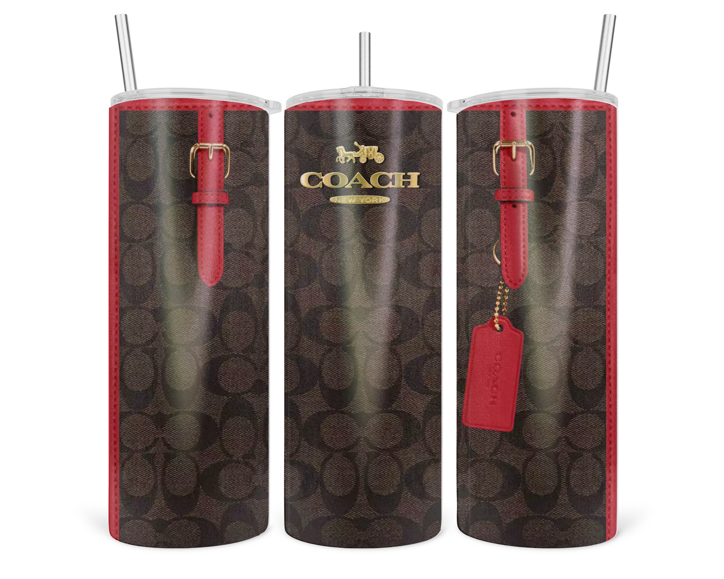 Coach Handbag Inspired Tumbler (096)