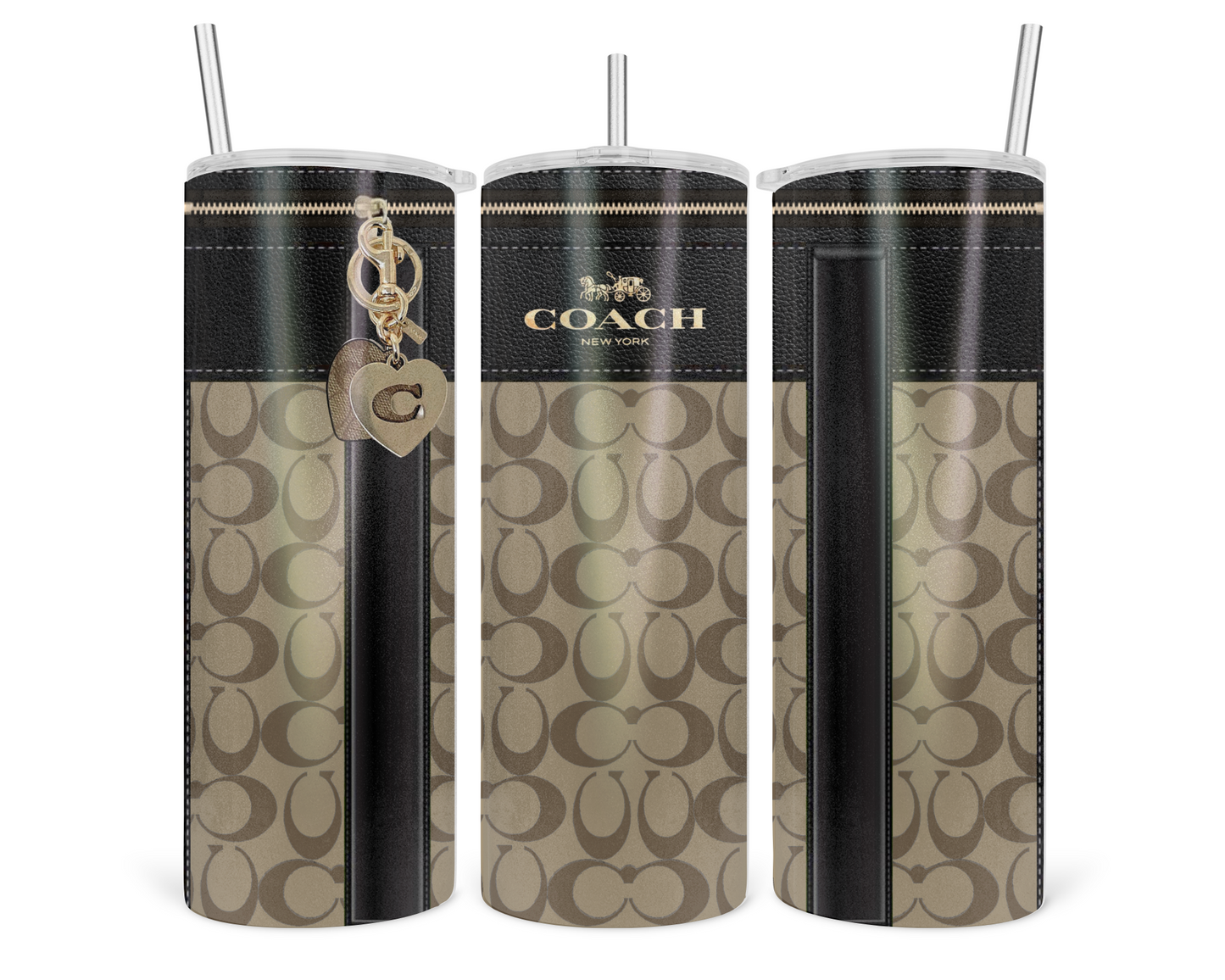 Coach Handbag Inspired Tumbler (093)