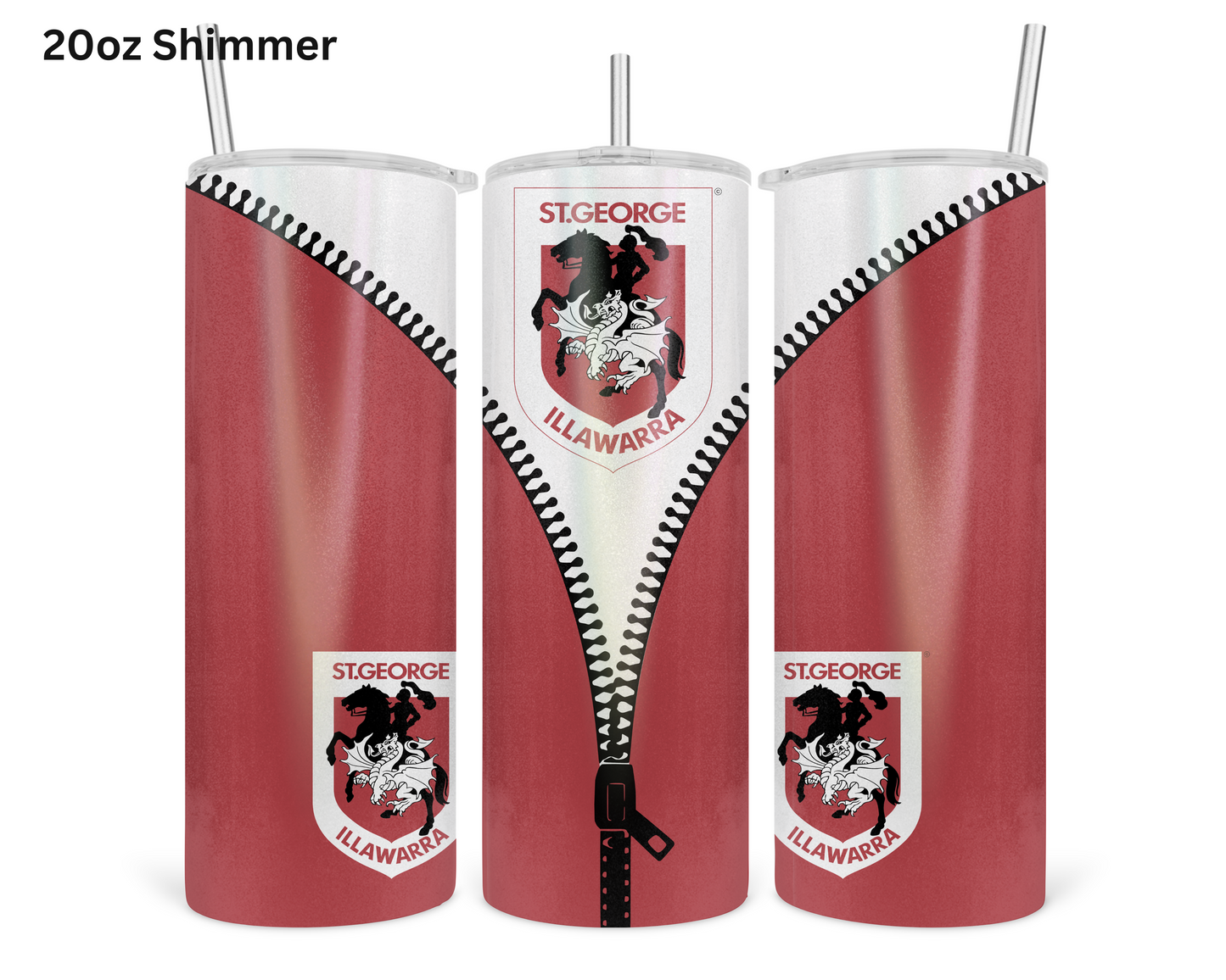 St George Dragons NRL Zip Tumbler