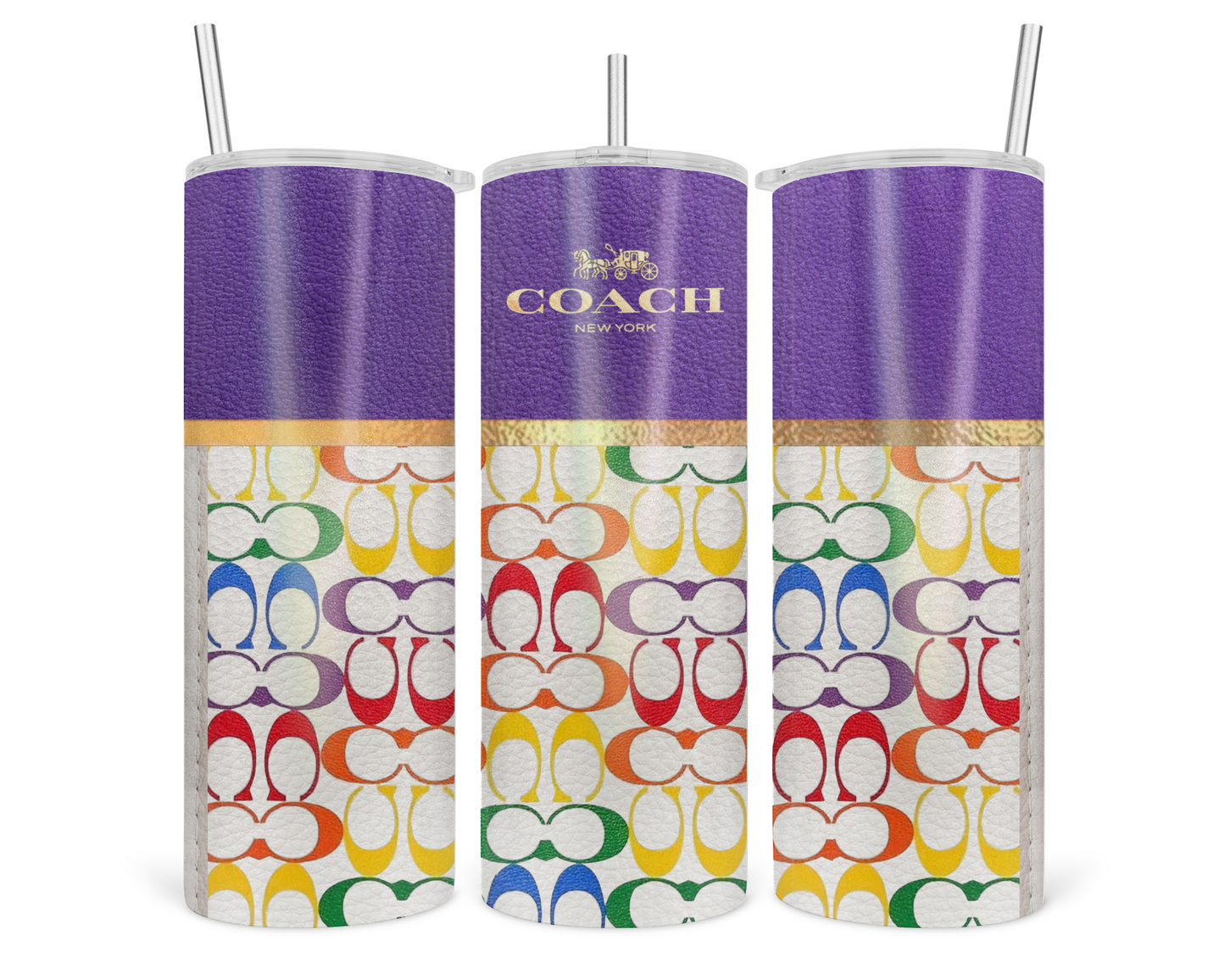 Coach Handbag Inspired Tumbler (069)