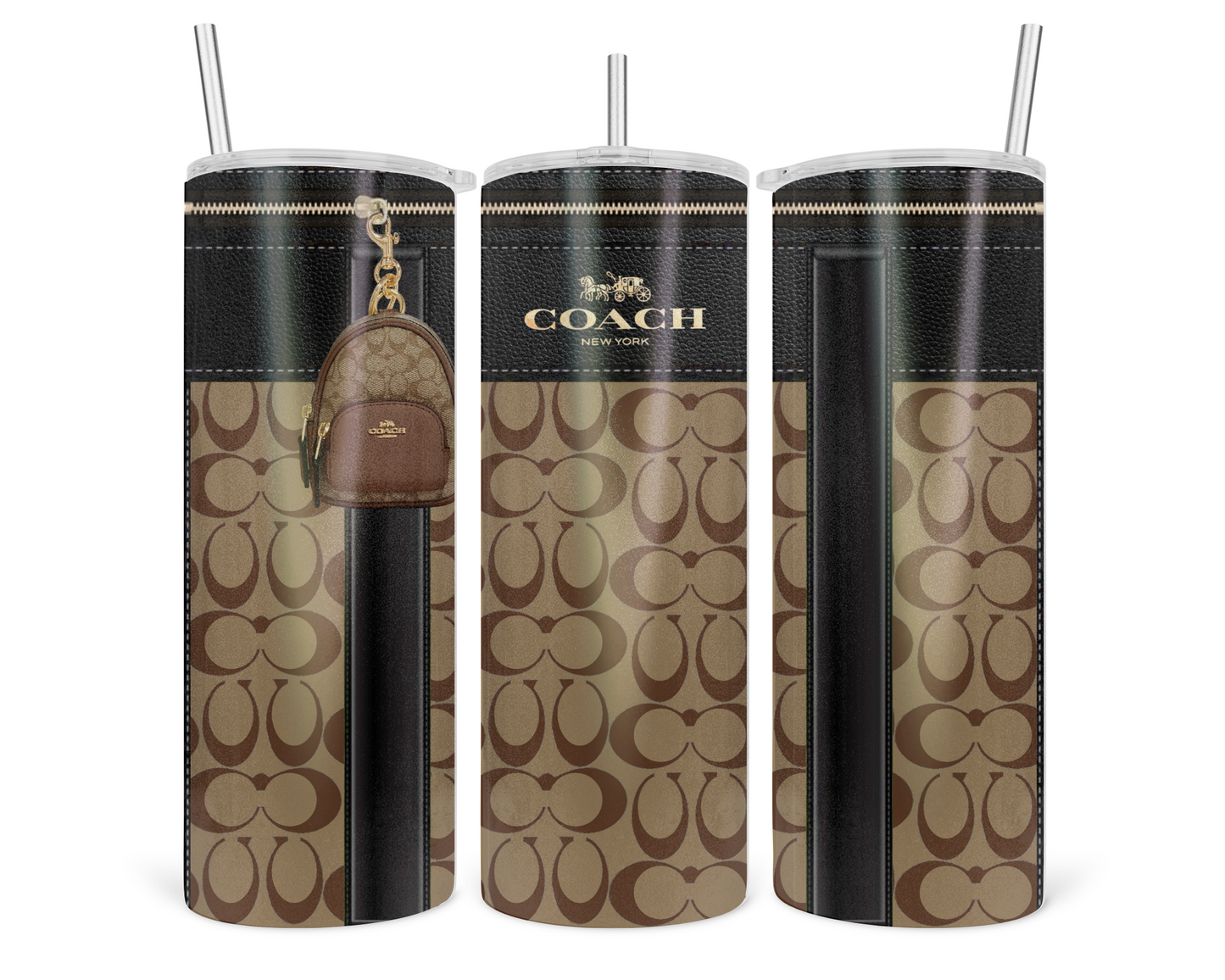 Coach Handbag Inspired Tumbler (091)