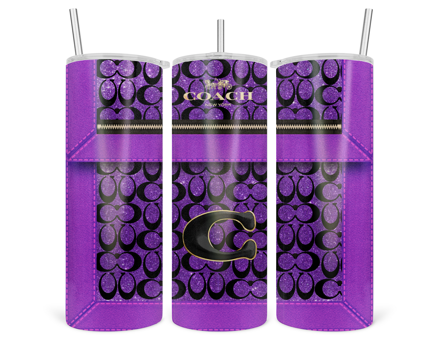 Coach Handbag Inspired Tumbler (085)