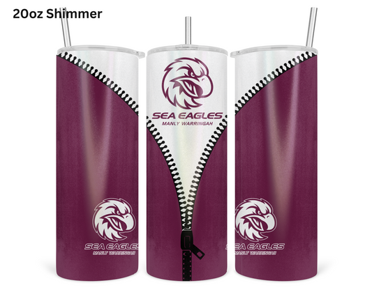 Manly Sea Eagles NRL Zip Tumbler