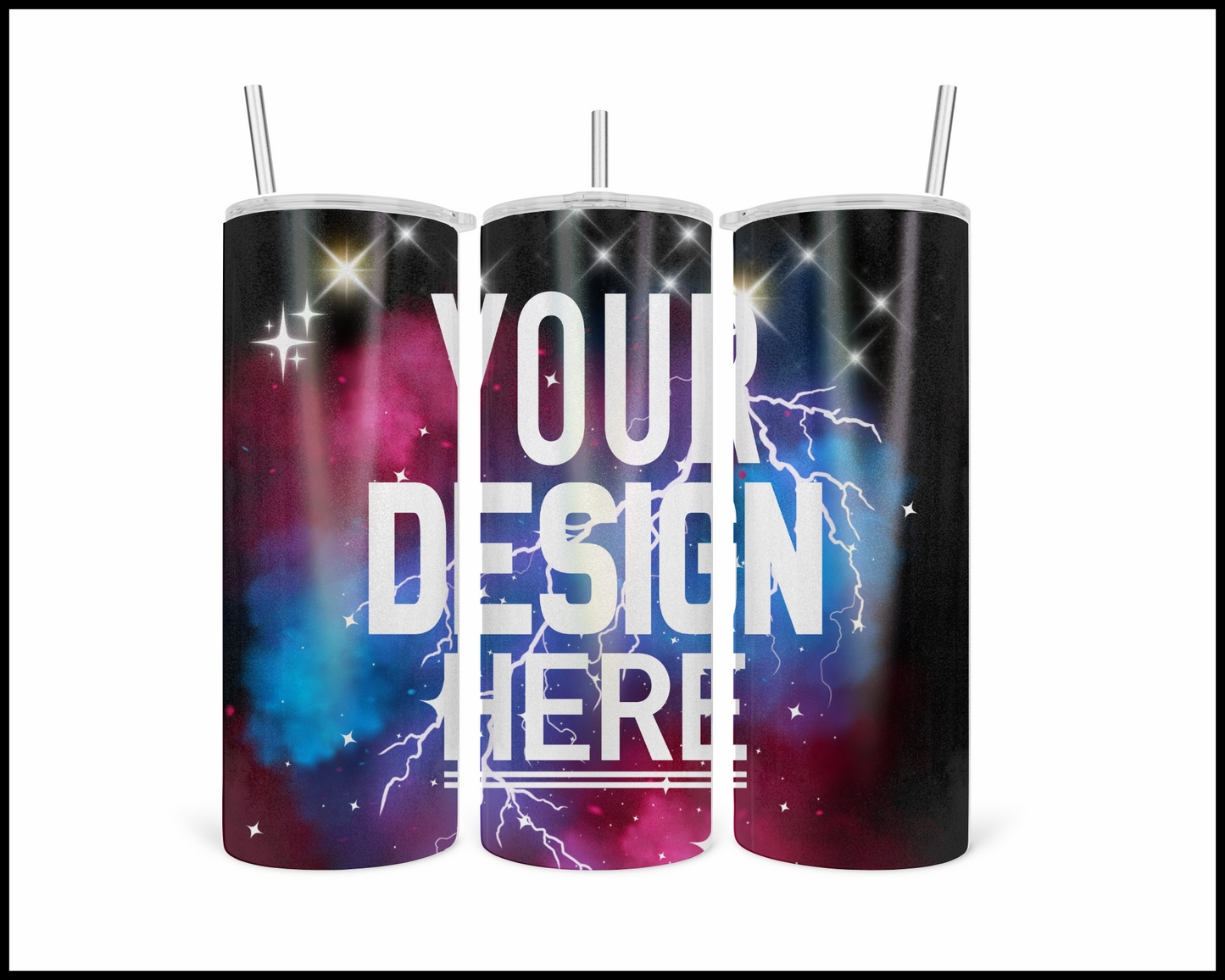 BUILD A CUP - 20oz Stainless Steel Sublimated Shimmer Tumbler