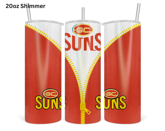 Gold Coast Suns  AFL Zip Tumbler